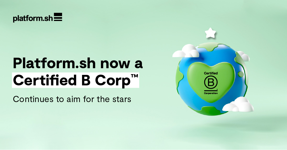 Illustration de la news Platform.sh obtient la certification BCorp !